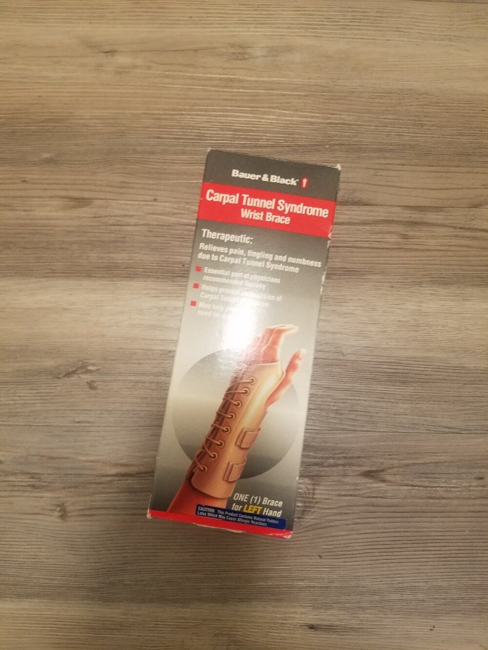 Bauer Carpal Tunnel Syndrome Wrist Brace.
